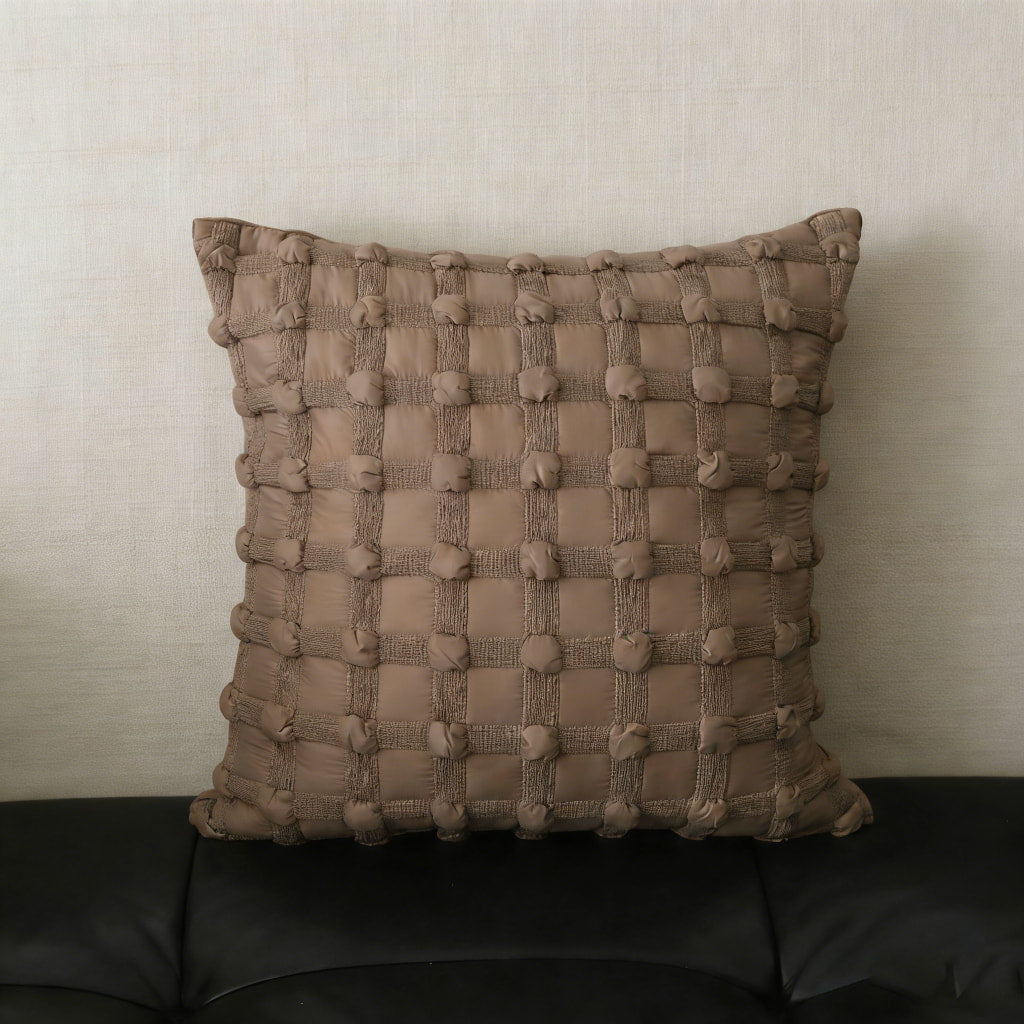 Modern Minimalist Textured Accent Pillow