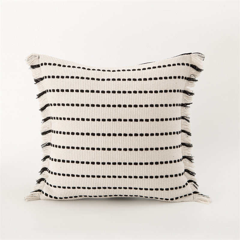 Modern Geometric Chenille Luxe Accent Pillow