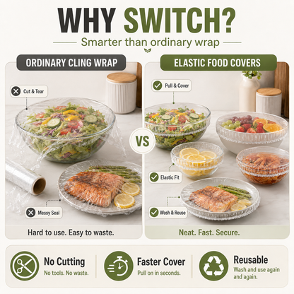 🔥Disposable Food Covers Fresh Keeping Bags