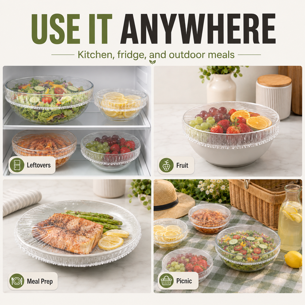 🔥Disposable Food Covers Fresh Keeping Bags