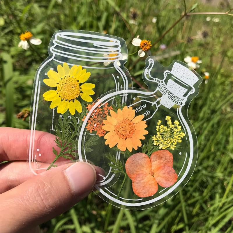 🌸 Effortless DIY Art-Dried Flower Bookmarks Set