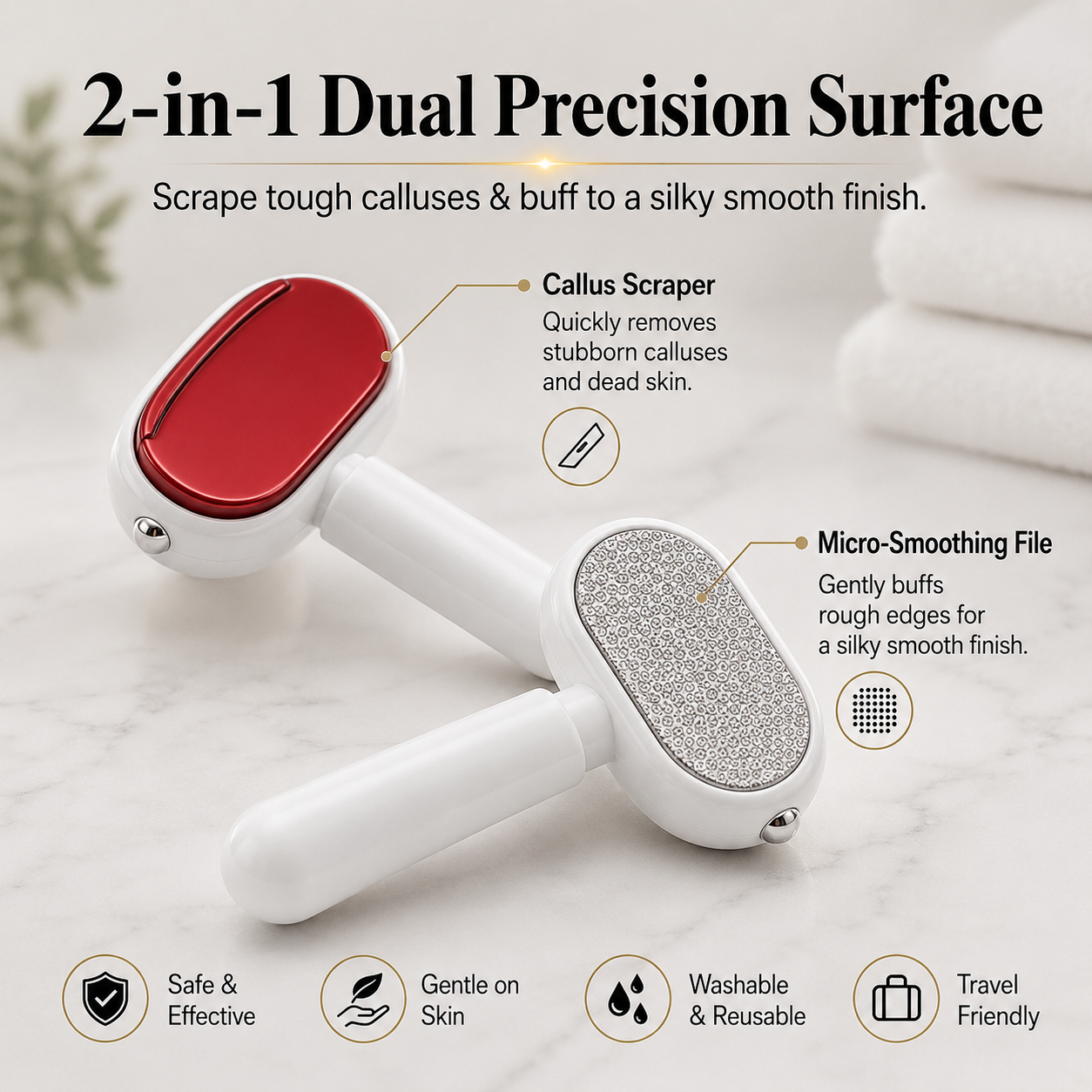 Say Goodbye to Rough, Cracked Heels — Reveal Softer, Smoother Feet in Minutes