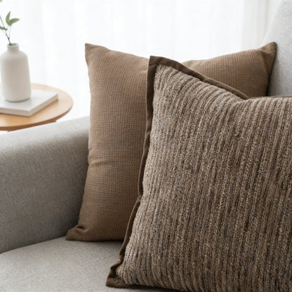 Modern Minimalist Textured Accent Pillow