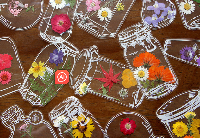 🌸 Effortless DIY Art-Dried Flower Bookmarks Set