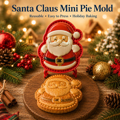 Christmas Themed Embossed Mini‑Pie Mould Set