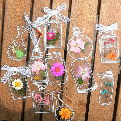 🌸 Effortless DIY Art-Dried Flower Bookmarks Set