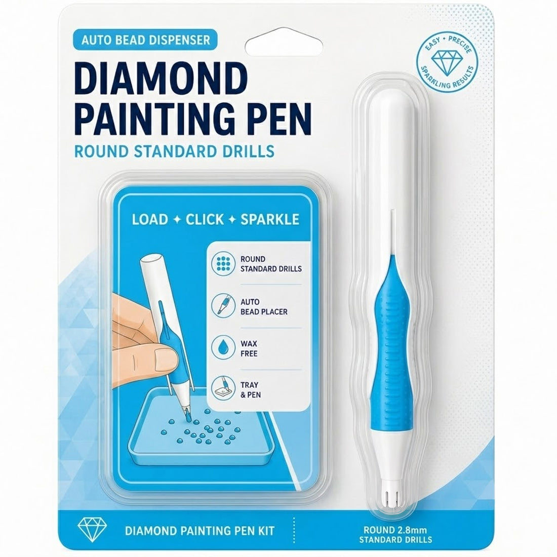 🔥Last Day 50% OFF - 💎 Automatic Diamond Painting Bead dispenser