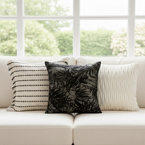 Modern Geometric Chenille Luxe Accent Pillow