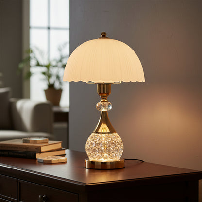 High-End Crystal Glass Bedside Lamp