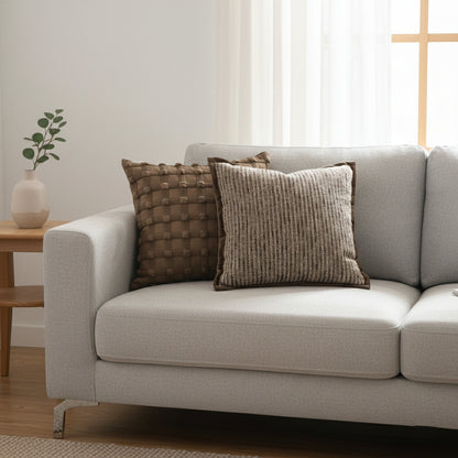 Modern Minimalist Textured Accent Pillow