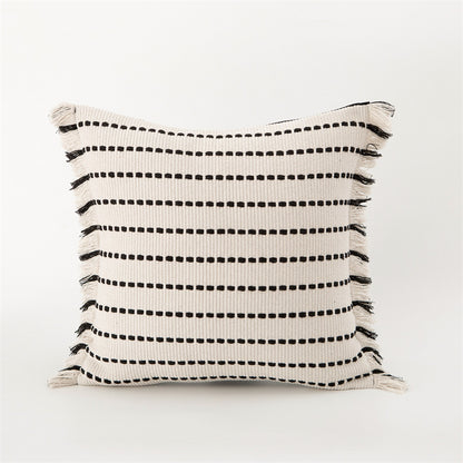Modern Geometric Chenille Luxe Accent Pillow