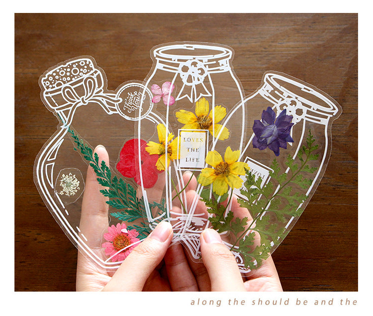 🌸 Effortless DIY Art-Dried Flower Bookmarks Set