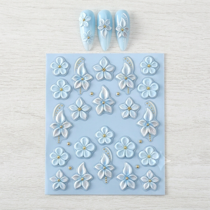 🎉 LIMITED TIME 50% OFF! 💅 5D Floral Nail Stickers Salon🌺Look Nails in Minutes
