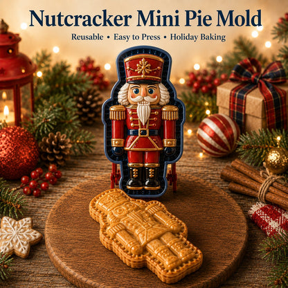 Christmas Themed Embossed Mini‑Pie Mould Set