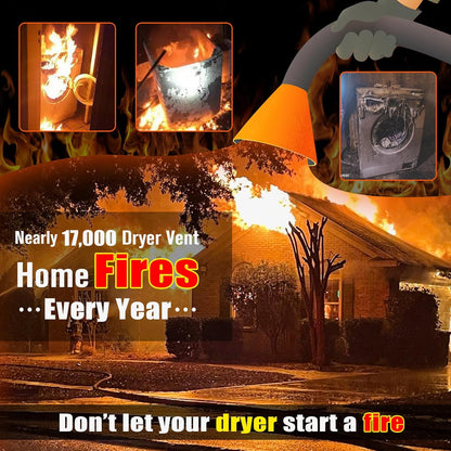 Universal Dryer Vent Cleaner Kit: Deep-Reach Vacuum Hose Attachment for Instant Lint Removal ✨