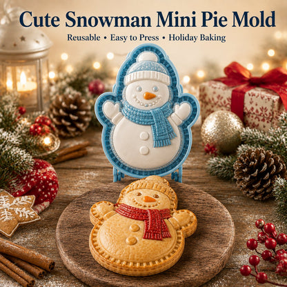 Christmas Themed Embossed Mini‑Pie Mould Set