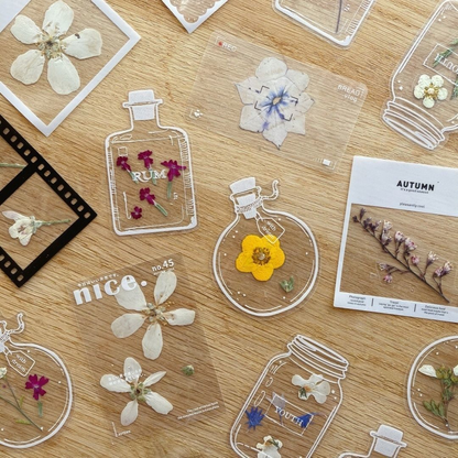 🌸 Effortless DIY Art-Dried Flower Bookmarks Set