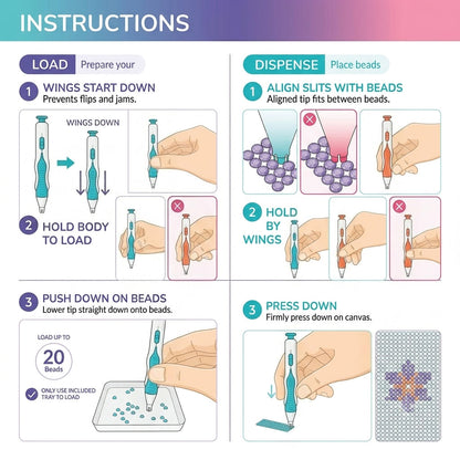 💎Automatic Diamond Painting Bead dispenser🔥 ⏰SPECIAL OFFER: BUY 1 GET 1 FREE + EXTRA 50% OFF (Today Only!)✨