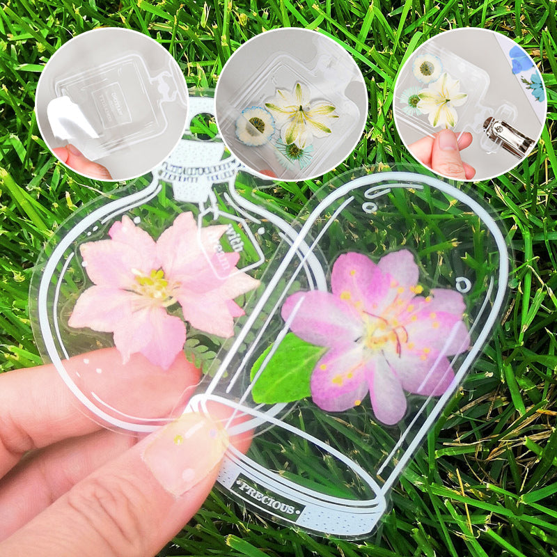 🌸 Effortless DIY Art-Dried Flower Bookmarks Set